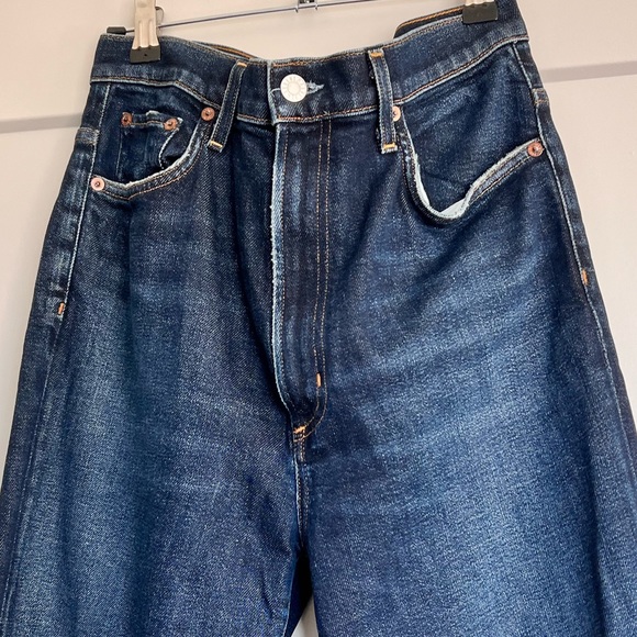 AGOLDE Pinch Waist High Waist Straight Leg Skinny Jean Size 29 - Picture 4 of 8